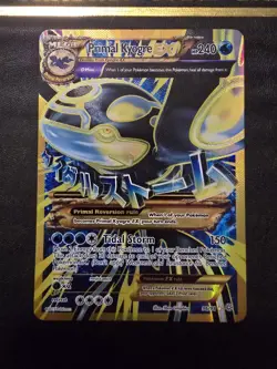 Pokemon TCG Primal Kyogre EX Ultra Rare Card Primal Clash, NM-LP Condition - Image 2