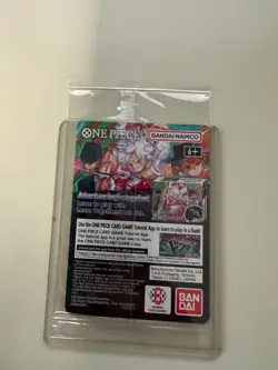 One Piece Monkey D. Luffy US Voyage College Basketball Promo Card Rutgers SEALED - Image 2