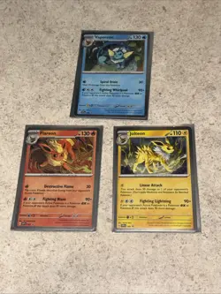 Prismatic Evolutions Poster Collections Foil Promo Cards - Pokemon TCG -NM - Image 1