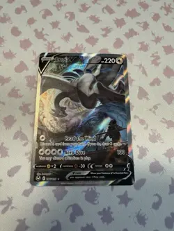 Pokemon TCG Lugia v Alt Art 186/195 Silver Tempest Card, Near Mint Condition - Image 1