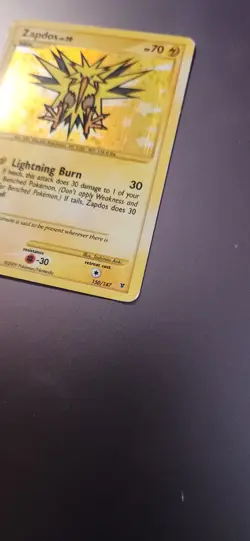Zapdos Supreme Victors 150/147 Secret Rare Holo Pokemon Card 2009 - Image 3