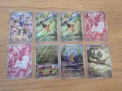 Pokemon TCG AR 8 Card Lot NM - Japanese Scarlet & Violet Era Applin Vibrava ++ - Image 1