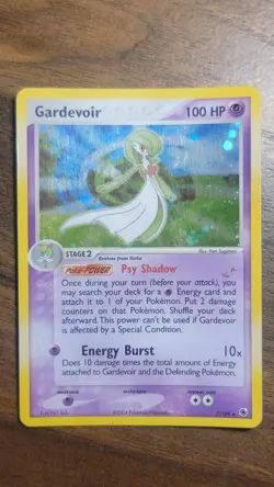 Pokemon Gardevoir 7/109 Holo Ruby and Sapphire TCG Card - Image 1