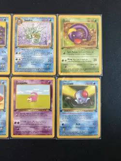 1st Edition Fossil Pokemon Lot Of 10 Cards Common And Uncommon NM - Image 4