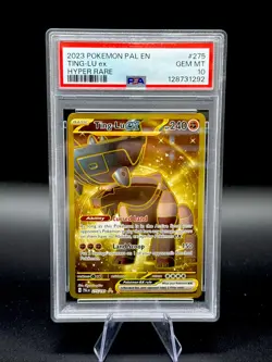 2023 Pokemon Pal En-Paldea Evolved Card 263 Ting-Lu EX PSA 10 - Image 1