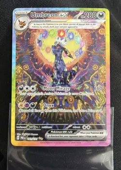 Umbreon EX Prismatic Evolutions Holo-Special Illustration Rare Card 161/131 SV - Image 1