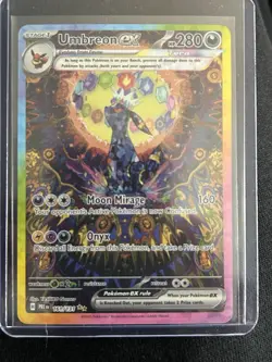Umbreon EX Prismatic Evolutions Holo-Special Illustration Rare Card 161/131 SV - Image 3