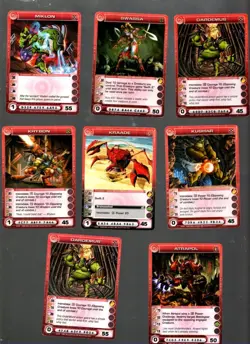 Lot #0031. 8 Chaotic Creature cards Underworld - Image 1