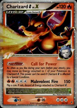 Charizard G LV.X 143 Supreme Victors English Pokemon Card B1 LP - Image 1