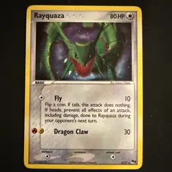 Pokemon TCG Rayquaza Holo Rare Card 3/17 Pop Series 1 - Image 1