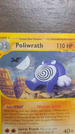 POLIWRATH 26/144 Skyridge E-SERIES NON-HOLO rare Pokemon TCG card Rare - Image 4