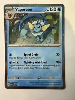 Vaporeon - (Cosmos Holo) Promo SV: Scarlet & Violet Promo Cards 168 NM English - Image 1