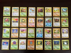 Pokemon Jungle COMPLETE SET Uncommon/Common Vintage WOTC 32 Card Lot MP-NM - Image 1