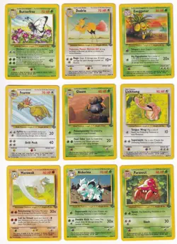 Pokemon Jungle COMPLETE SET Uncommon/Common Vintage WOTC 32 Card Lot MP-NM - Image 2