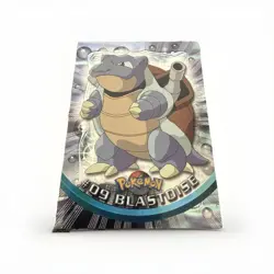 Pokemon TCG - Blastoise Topps TV Animation Card #9 HOLO - Image 1