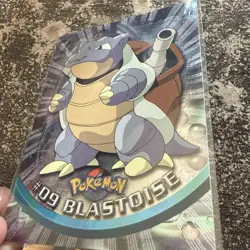 Pokemon TCG - Blastoise Topps TV Animation Card #9 HOLO - Image 3