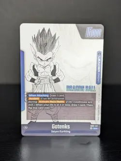 Gotenks SB02-017 Gold Leader Manga Booster 02 Dragon Ball Card English - Image 2