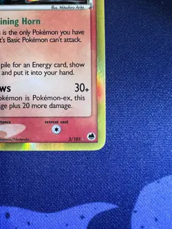 Heracross (3/101) EX Dragon Frontiers Stamped Reverse Holo Pokemon Card LP - Image 4