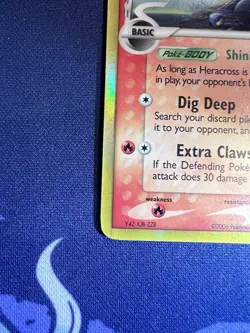 Heracross (3/101) EX Dragon Frontiers Stamped Reverse Holo Pokemon Card LP - Image 5