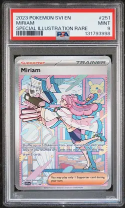 2023 POKEMON SVI EN-SCARLET & VIOLET SPECIAL ILLUSTRATION RARE #251 MIRIAM PSA 9 - Image 1