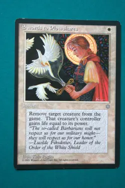 Swords to Plowshares - MTG - Ice Age - Lightly Played - Magic the Gathering(1) - Image 1