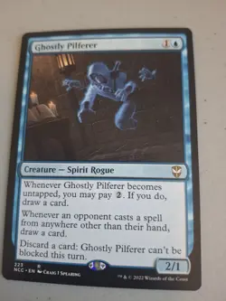 1x Ghostly Pilferer | New Capenna Commander | MTG Magic Cards - Image 1