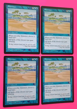Magic the Gathering MTG Mirage SHIMMER X 4 LP/EX U Vintage 1996! - Image 2