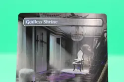 Godless Shrine 0276 Borderless Foil Ravnica: Clue Edition CLU MTG Magic - Image 2