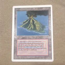 Wizards of the Coast Magic: The Gathering Volcanic Island Land Revised Brian Sn. - Image 1
