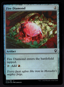 Fire Diamond 313/361 Common Foil Baldur's Gate Magic The Gathering NM - Image 1