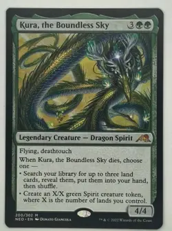 Kura, the Boundless Sky NM Kamigawa: Neon Dynasty 200/302 MTG Regular - Image 1