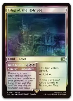 Ishgard, the Holy See #283 (Foil) (NM) Final Fantasy FIN Magic MTG - Image 1