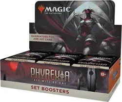 Wizards of The Coast Magic The Gathering New Phyrexia Set Booster Box - 30 Packs 195166185019 - Image 1