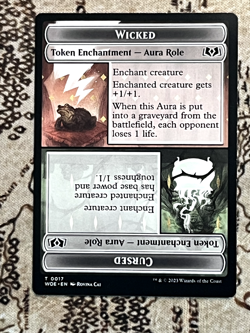 Wicked Role / Cursed Role // Emblem - On An Adventure Token - 17 // 18 - #LP - Image 1