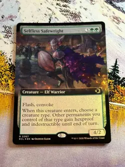 Selfless Safewright - Foil - Extended Art Lorwyn Eclipsed MTG - Image 1
