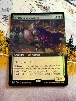 Selfless Safewright - Foil - Extended Art Lorwyn Eclipsed MTG - Image 2