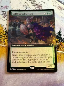 Selfless Safewright - Foil - Extended Art Lorwyn Eclipsed MTG - Image 3