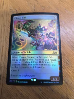 Magic The Gathering MTG - Clown Car Foil - Unfinity - Image 1