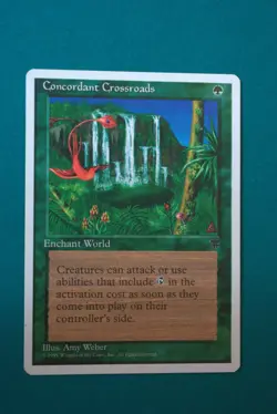 Concordant Crossroads - MTG - Chronicles - Lightly Played - Magic the Gathering - Image 1