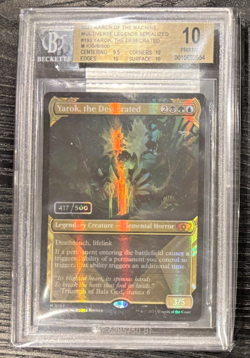 MTG Yarok the Desecrated 417/500 Serialized Graded BGS 10 Pristine Gold Label - Image 1