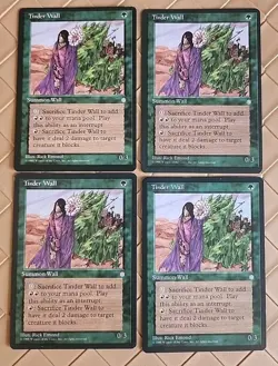4 Tinder Wall Ice Age Regular NM Near Mint MTG - Image 1