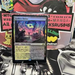 Godless Shrine (Foil) - [Edge of Eternities] MTG Magic the Gathering Shock Land - Image 1