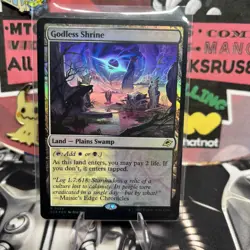 Godless Shrine (Foil) - [Edge of Eternities] MTG Magic the Gathering Shock Land - Image 3