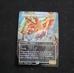 Luminous Broodmoth Foil Borderless 0074 Bloomborrow MtG BLC Commander Magic - Image 1