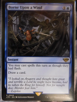 MTG - Borne Upon a Wind - Lord of the Rings - Regular - NM - Image 1