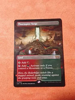 Thornspire Verge (Borderless) Duskmourn: House of Horror Regular - Image 1