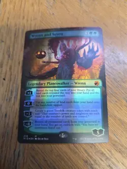 1 x Wrenn and Seven - Foil - Borderless - Innistrad: Midnight Hunt - NM-Mint - M - Image 1