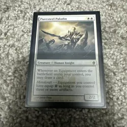 MTG 1x Puresteel Paladin New Phyrexia Modern Magic the Gathering Card x1 NM - Image 1