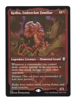 Kediss, Emberclaw Familiar (Foil Etched) Legendary Creature Commander Legends - Image 1