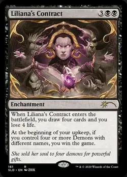 MTG Liliana's Contract, NM-Mint, English Secret Lair Drop Series - Image 1